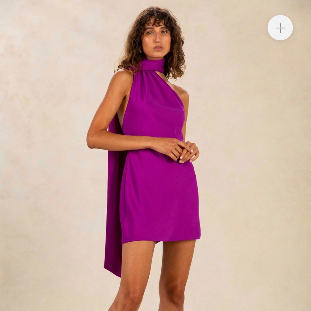 MISHA LILLIN SATIN MINI DRESS (Anthropologie)